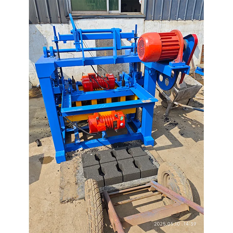 SHIYUE QTJ4-40 Semi Automatic High Efficiency Hydraulic Pressure Cement Brick Making Machine Easy Change Molds Various Block