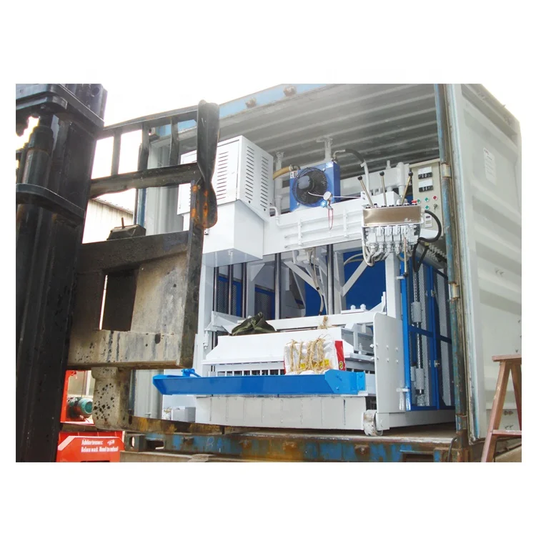Mobile Hollow Block Making Machine with Engine Hydraulic Pressure Automatic High Efficiency Concrete Brick Production Movable