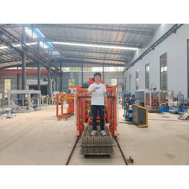 QT6-15 Brick Making Machine with High Vibration Frequency Produces Dense and Strong Hollow Blocks
