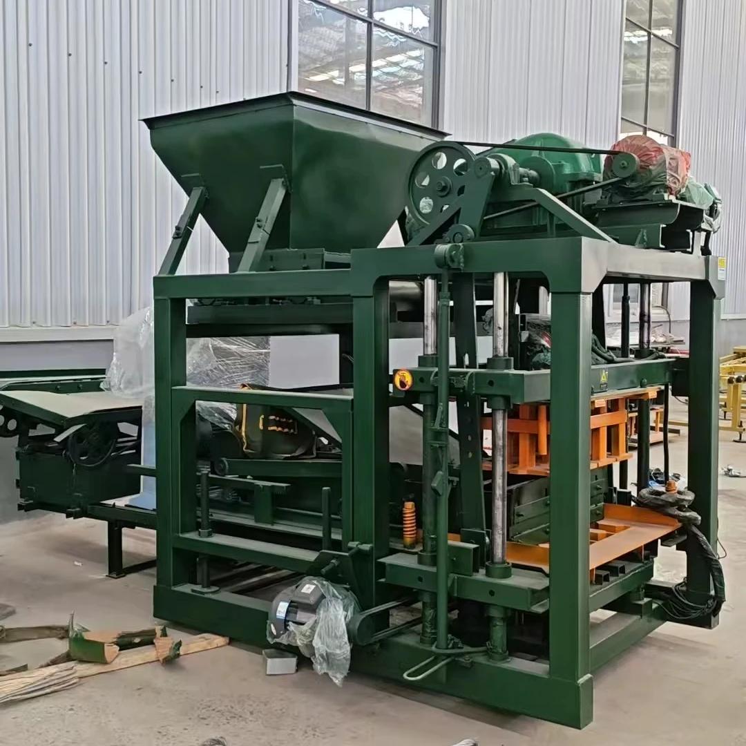 QT4-25 PLC-Controlled Automatic Cement Making Machine Heavy-Duty Construction Vibration Molding High Efficiency Stable