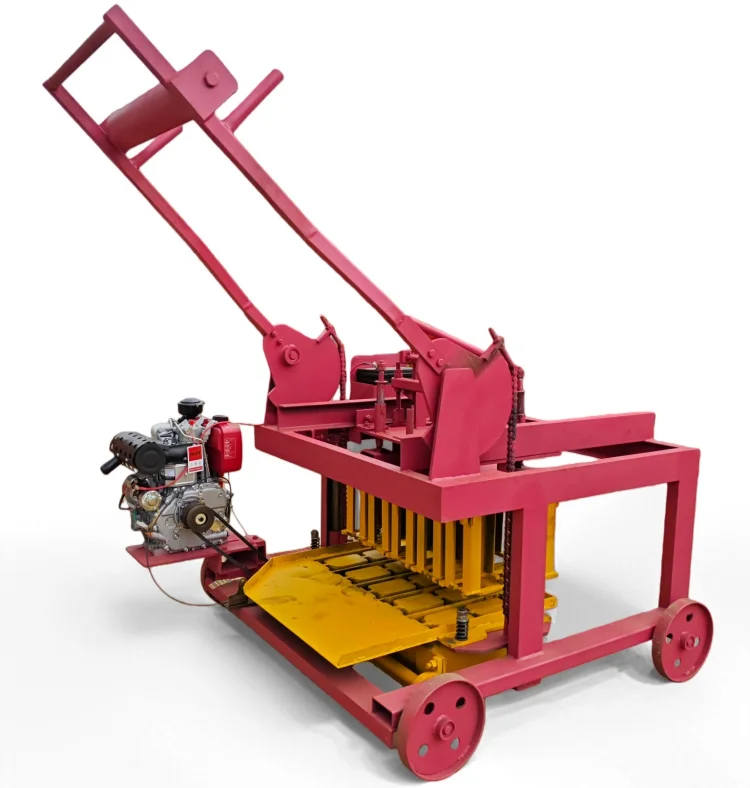 QMR4-45 diesel Engine Block Machine Mobile Block Machine