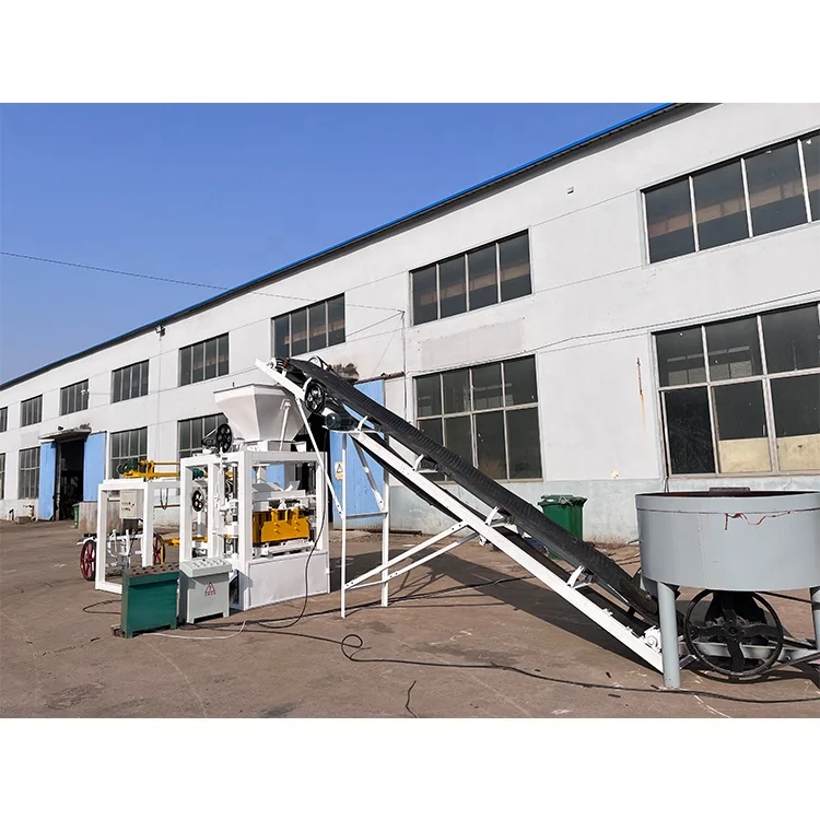 Automatic Cement Block Making Machine QTJ4-24 Hollow Concrete Block Machine Brick Machine From China Factory
