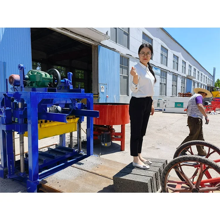 QTJ4-40 Block-Making-Machine Block Moulding Cutting Machine Concrete Block Molds