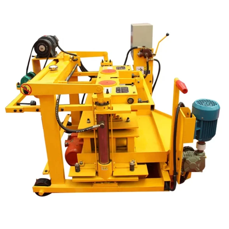 Concrete Block Machine QMY4-30 Manual Hydraulic Motor Hollow Brick Making Machine High Efficiency