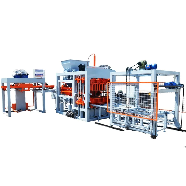 QT6-15 Fully Auto Hydraulic Vibration Block Maker Cement Foam Concrete Machine with Pump