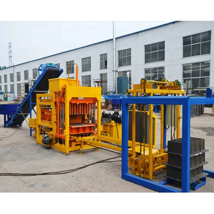 QT4-15 Hollow Block Making Machine  Hollow Block Machine Cement Brick Machine