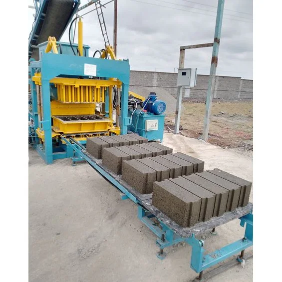 QT4-15 Automatic Hydraulic Concrete Brick Machine for Make Bricks China Price Popular Products South Africa Dump Truck Cylinder