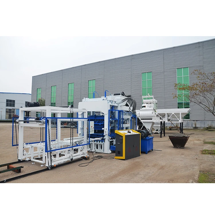 QT10-15 Ecological Brick Machine Automatic Brick Making Machine
