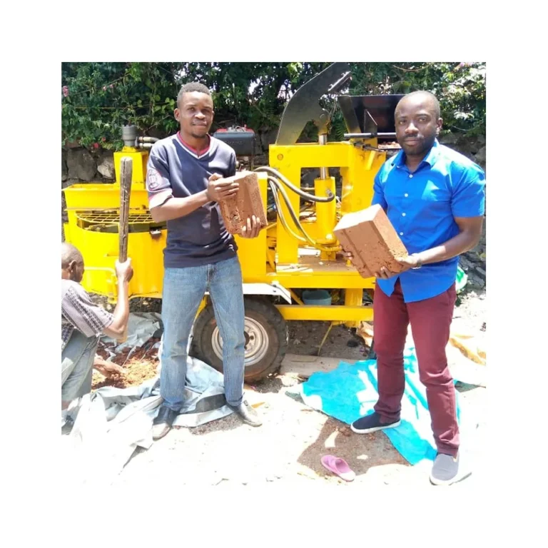 Shiyue Factory Custom M7MI Popular Brick Machine Interlocking Clay Earth Mud Soil Interlocking Tanzania Mozambique Ethiopia