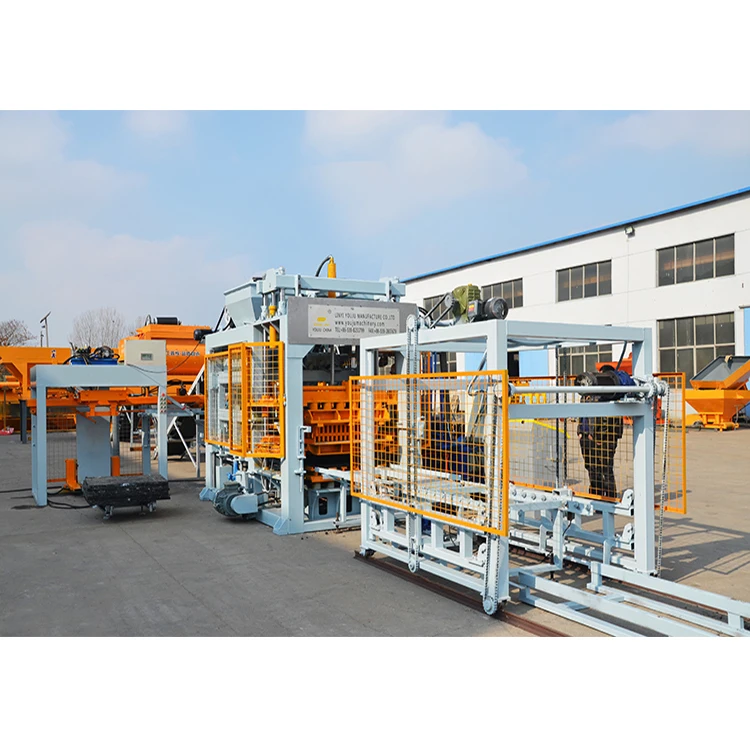 QT8-15 PLC Control Color Paving Block QT8-15 Big Capacity  1920pcs/hour Fully Automatic Brick Machine Production Line