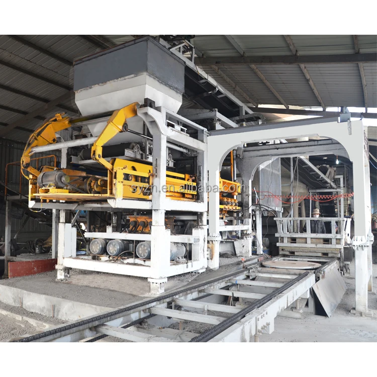 Factory QT18-25 Fully Automatic Pallet-free Hollow Block Brick Making Machinery  Production Line
