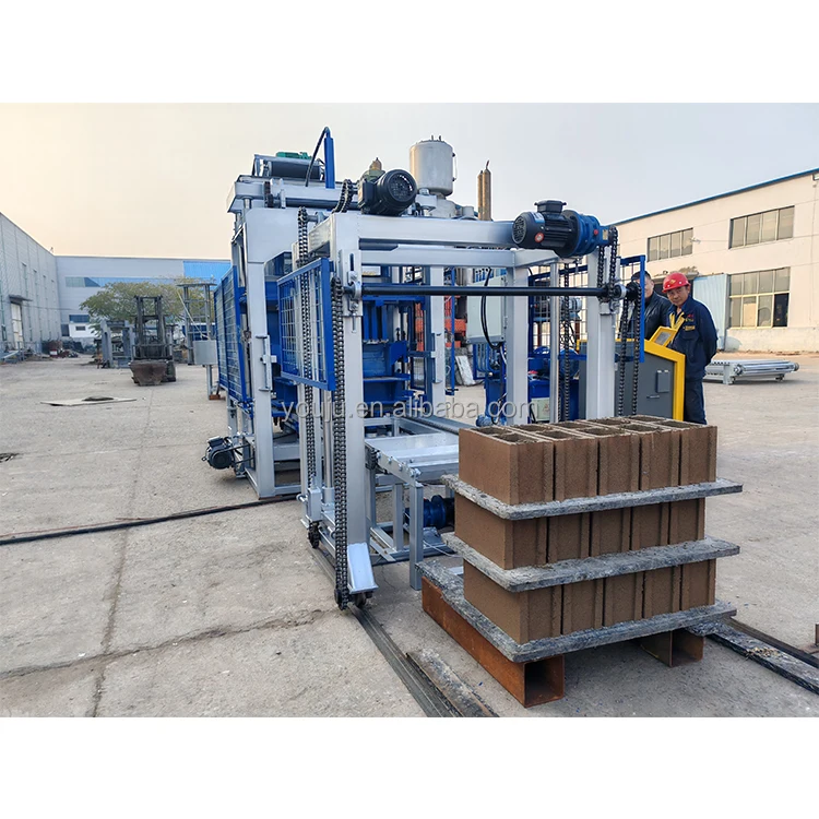 QT4-15 Concrete Block Making Machine Cement Building Brick Machine