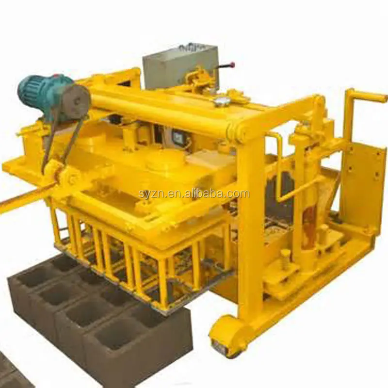 QMY4-30 Mobile Egg Laying Concrete Block Making Machine Brick Making Machinery Price