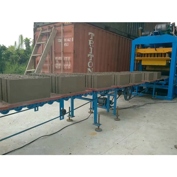 QTJ4-25 Hollow Cement Block Machine Concrete Brick Machine in Morocco Price
