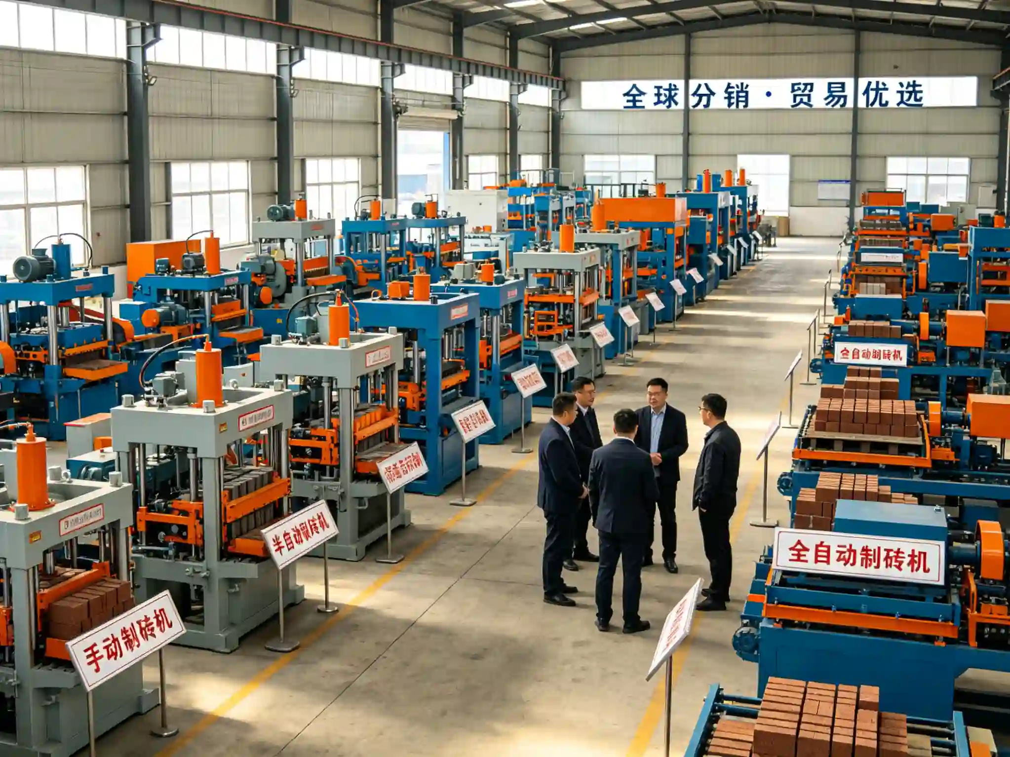 Turnkey concrete block production line solution for large contractors