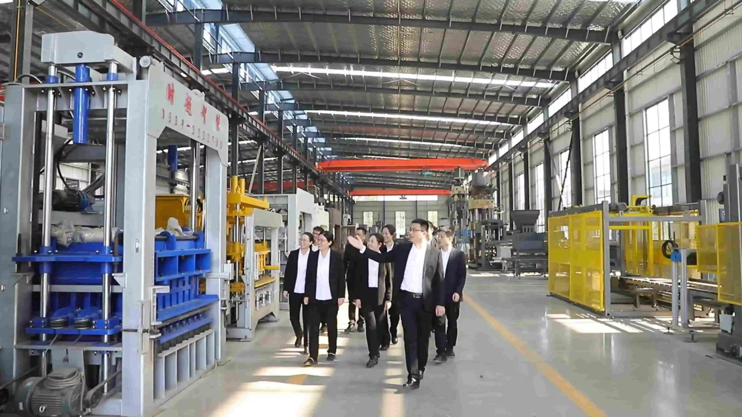Complete production line installation at customer site
