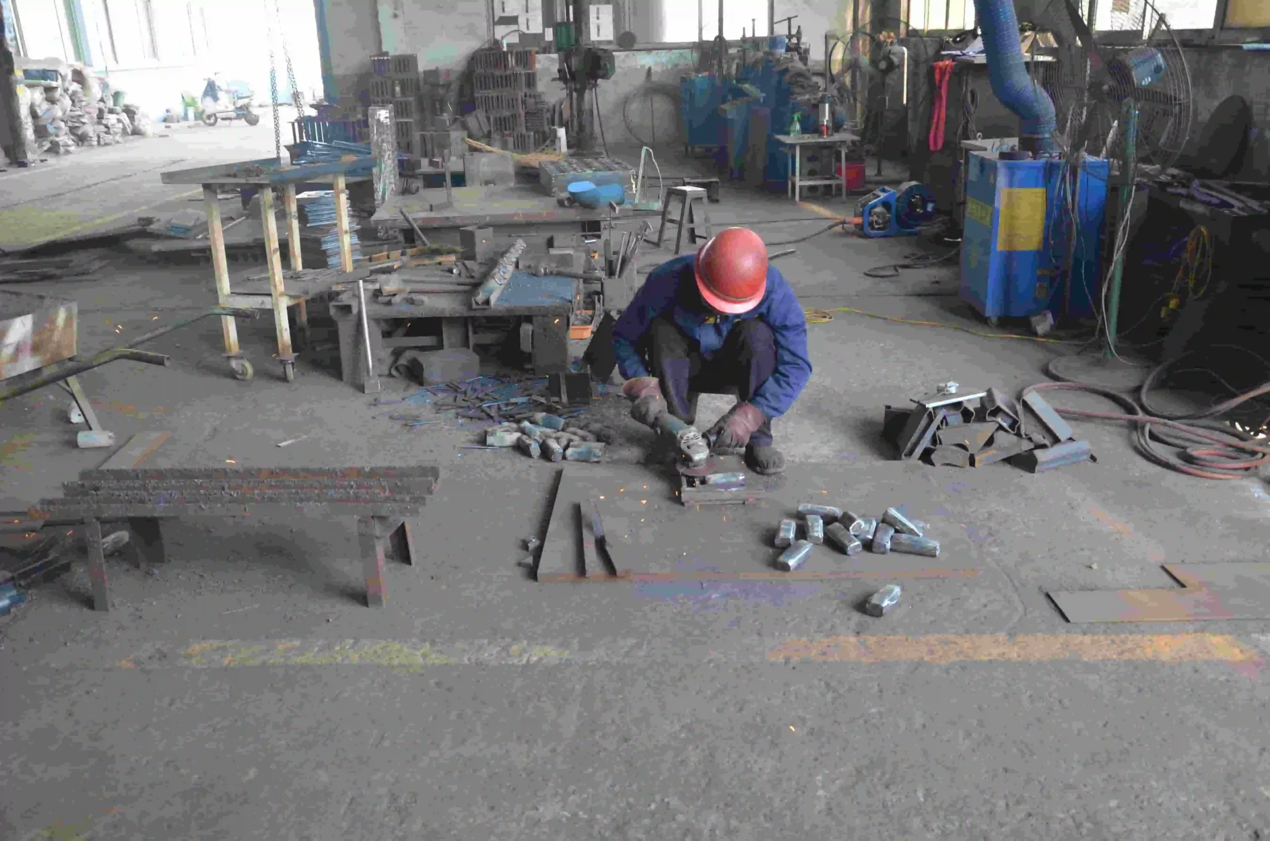 Heavy machining production workshop