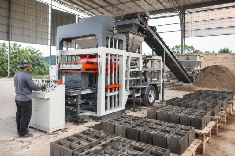 The Advantages of Using a Mobile Hollow Block Machine