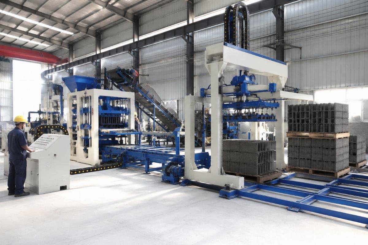 automatic block stacking machine for sale specification matching Automatic block stacking machine for sale matched to QT10-15 block making machine