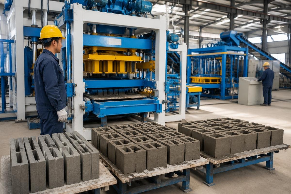 Mould cavity layout comparison for different block sizes