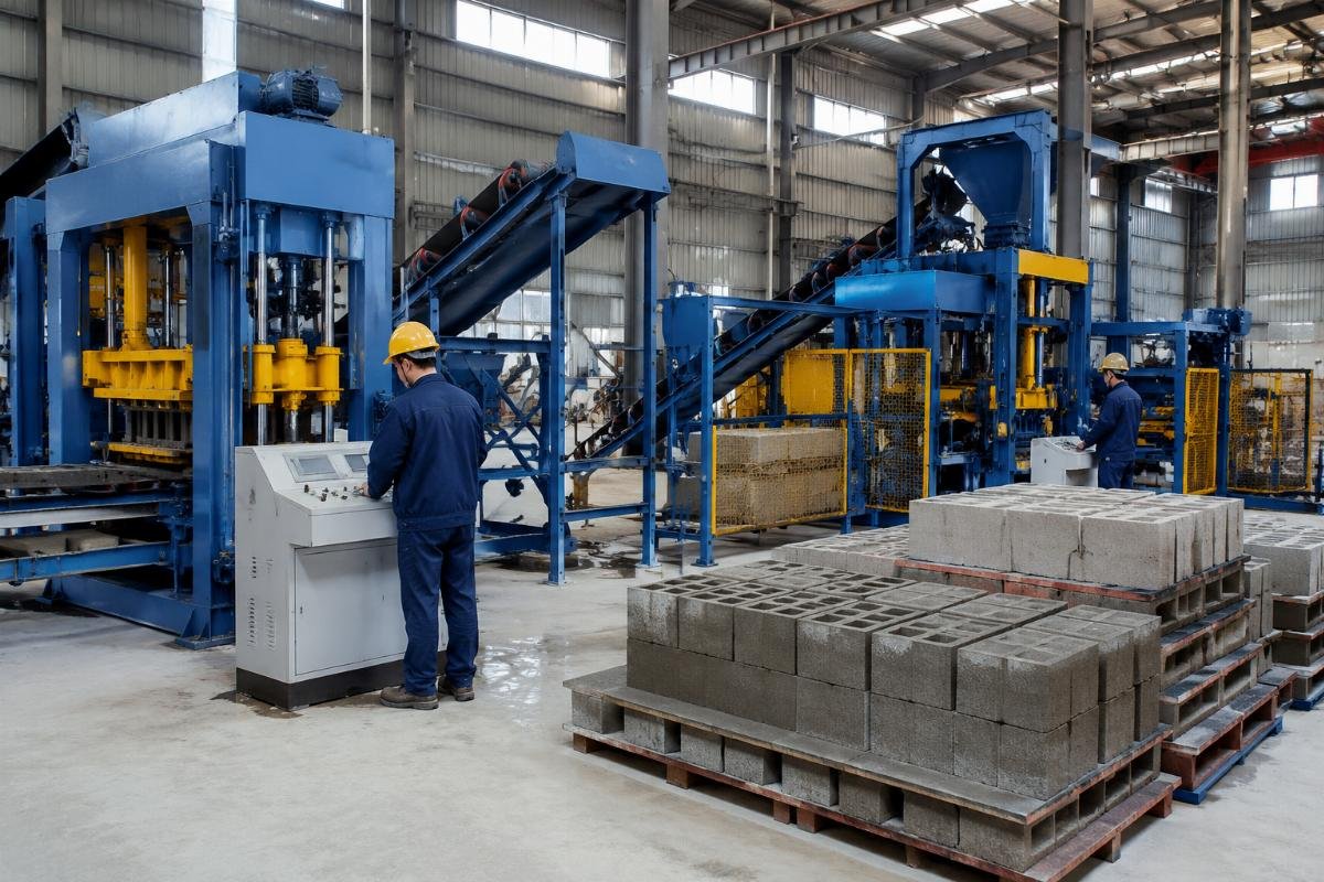 Comparison of vibration system design between budget and quality block making machines