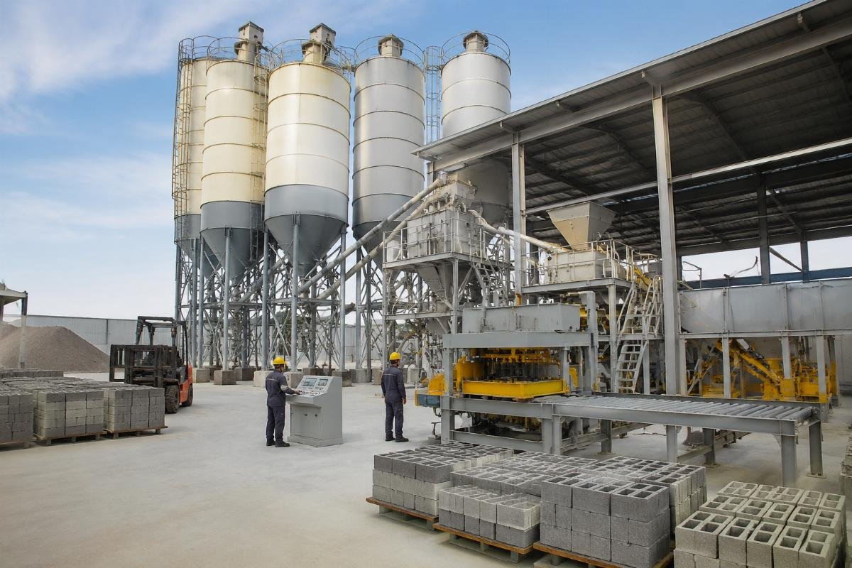 cement silo layout optimization block production Cement silo layout optimization for large block production project