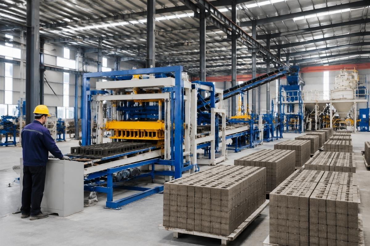 China conveyor belt supplier block production line integration Shandong Shiyue Intelligent Machinery factory and conveyor belt production line