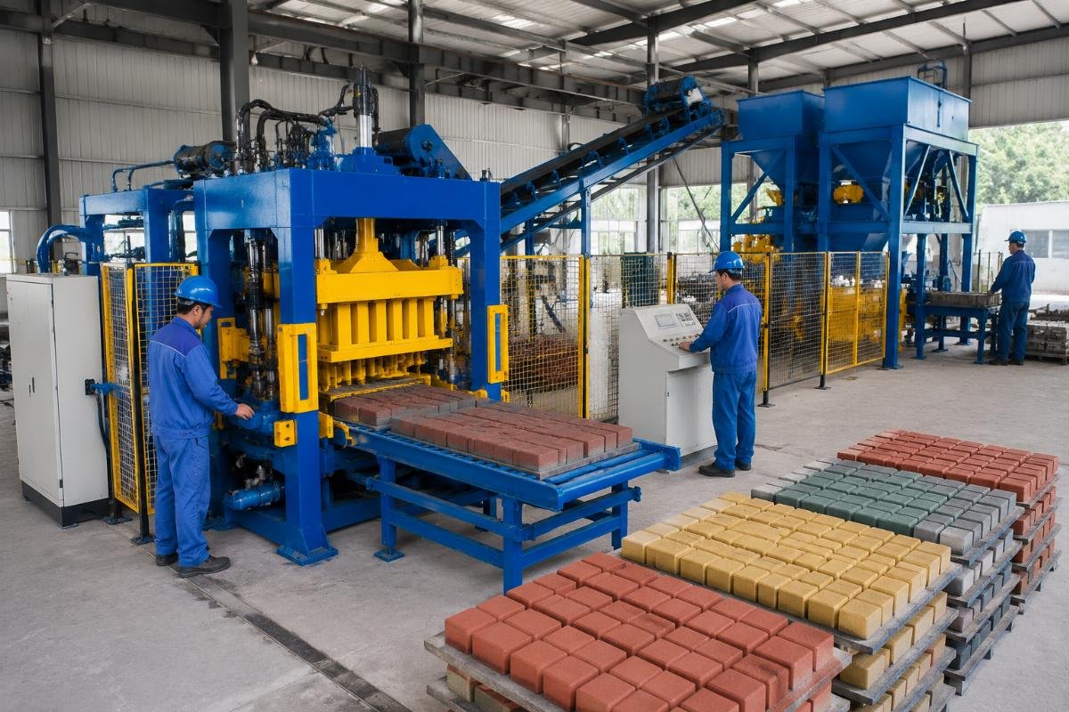 Multi-color paver production line project timeline