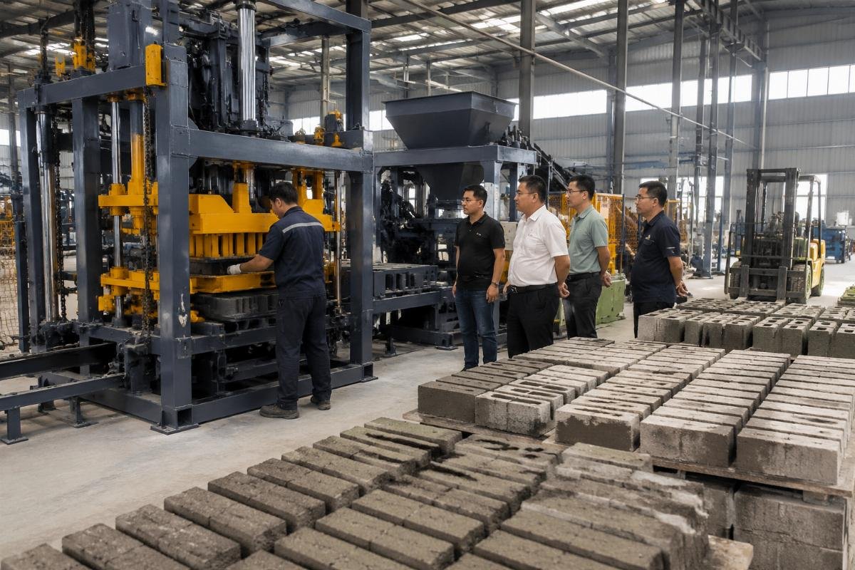 concrete block machine supplier factory evaluation criteria Concrete block making machine supplier factory audit