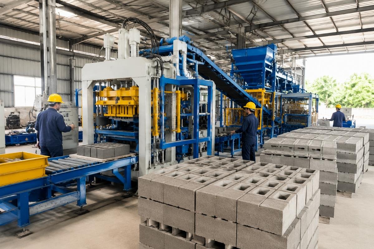 concrete block making machine capacity comparison and ROI analysis Concrete block making machine production line overview