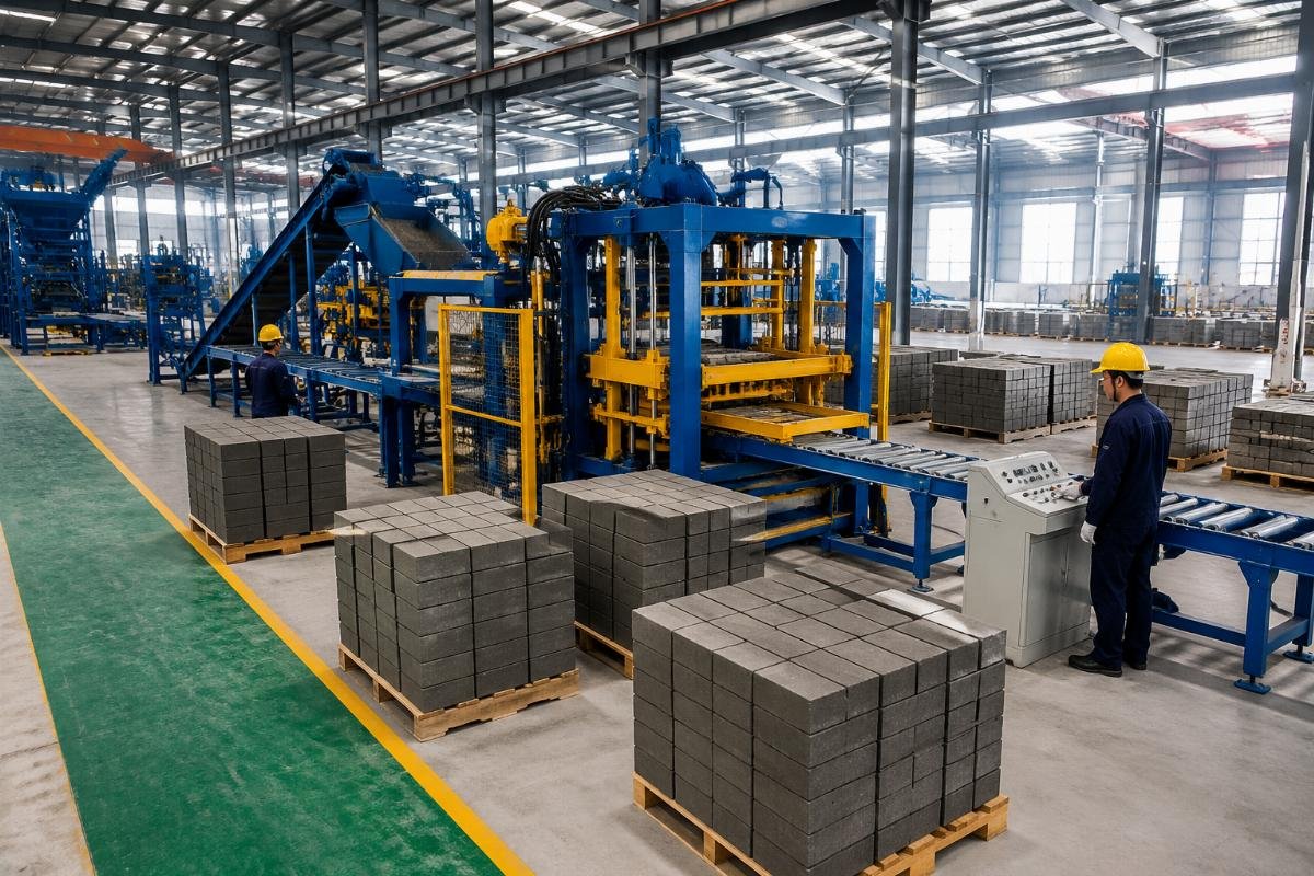 concrete block making machine manufacturer China factory overview Block machine factory with large-scale production capability