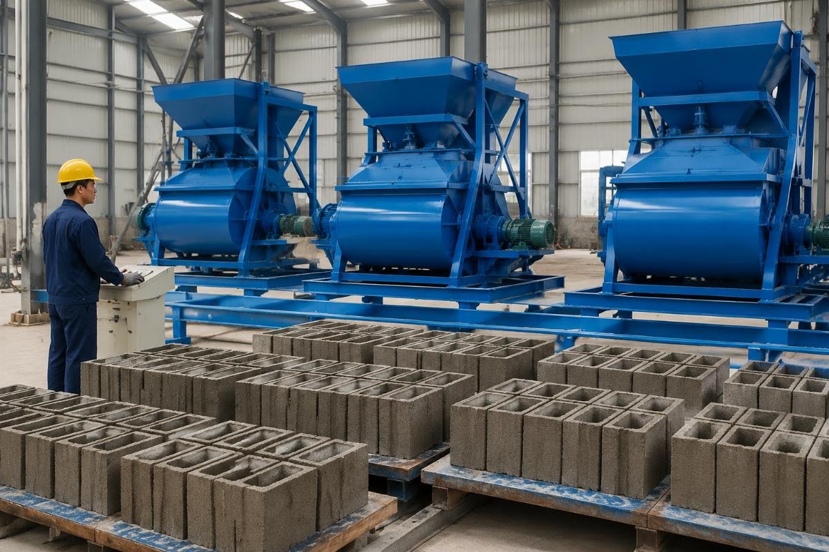 concrete mixer for block making JS500 vs JS750 vs JS1000 JS500 JS750 JS1000 concrete mixer comparison for block making production line