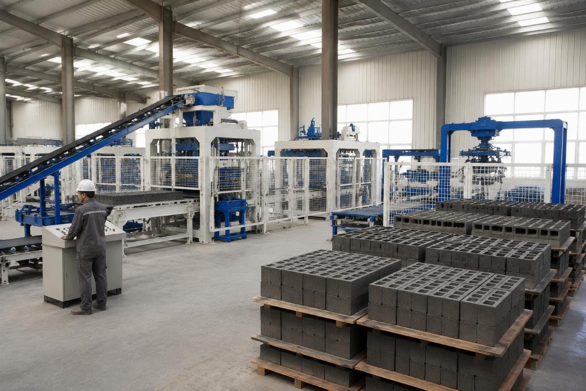 modular automatic block machine production line scalability Modular automatic block machine production line with scalable configuration options