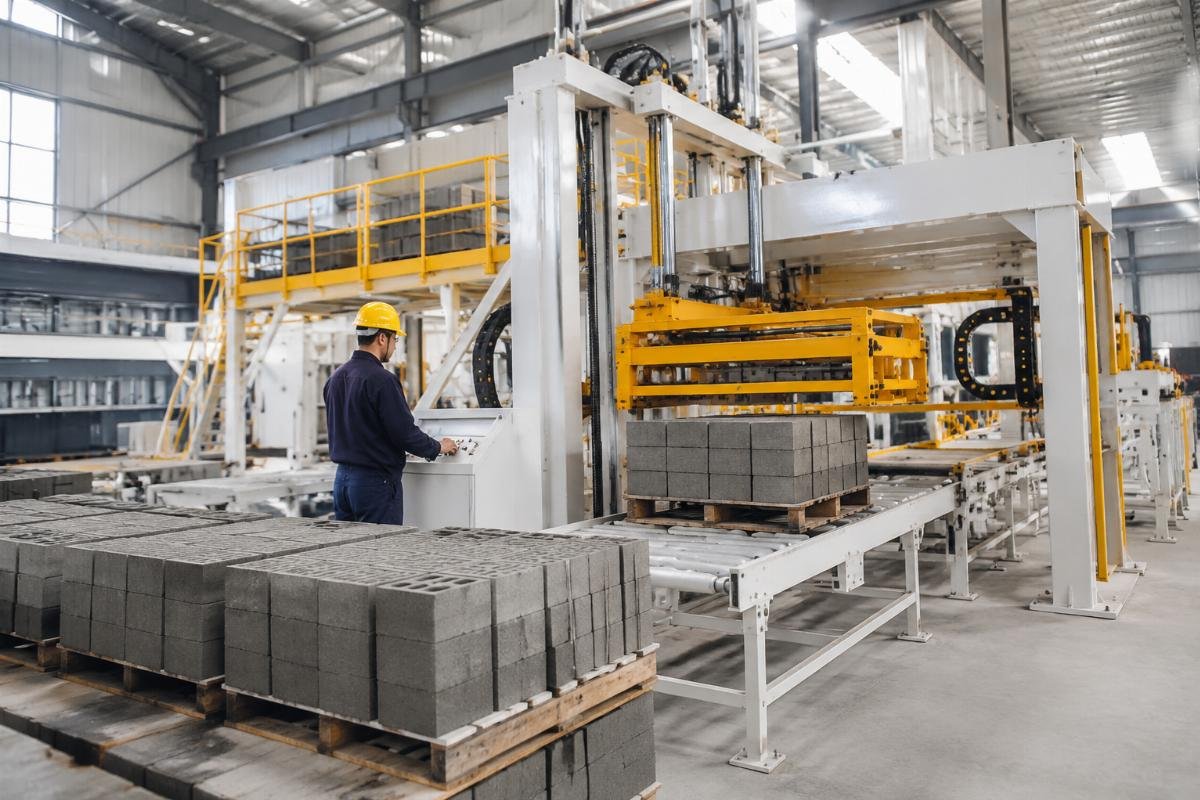 pallet loader manufacturer China European-style design airbag system Shiyue 46000 sqm factory producing European-style automatic pallet loader and stacker