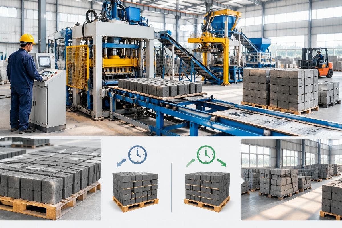 Comparison chart of theoretical vs actual daily output based on pallet circulation speed