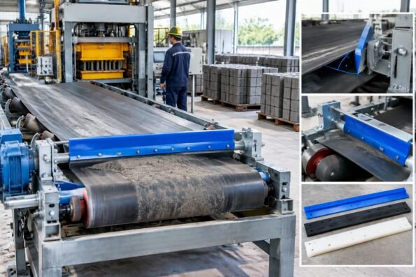 Clean & Sanitize Belt Conveyor for Concrete Block Machine Manufacturer