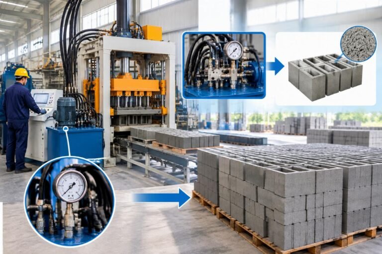 Concrete Block Machine Technical Specs: QT4-15 to QT12-15 Manufacturer
