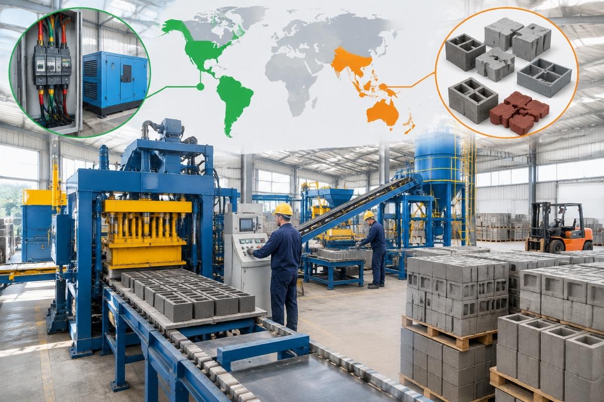 China Concrete Block Machine Manufacturer 2026: QT Series & Turnkey Lines
